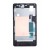 Lcd Frame Middle Chassis For Sony Ericsson Xperia Advance St27a Black By - Maxbhi Com