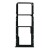Sim Card Holder Tray For Realme 5 Pro Black - Maxbhi Com
