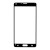 Replacement Front Glass For Samsung Galaxy Note 4 Black By - Maxbhi Com
