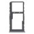 Sim Card Holder Tray For Tcl 20 R 5g Black - Maxbhi Com