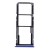 Sim Card Holder Tray For Xiaomi Redmi 9 Prime Blue - Maxbhi Com