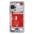 Lcd Frame Middle Chassis For Huawei P40 4g Silver By - Maxbhi Com