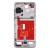 Lcd Frame Middle Chassis For Huawei P40 4g White By - Maxbhi Com
