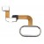 Fingerprint Sensor Flex Cable For Meizu M6 Note Silver By - Maxbhi Com