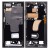 Lcd Frame Middle Chassis For Samsung Galaxy S23 Ultra Black By - Maxbhi Com