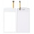 Touch Screen Digitizer For Nokia C503 White By - Maxbhi Com
