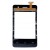 Touch Screen Digitizer For Intex Aqua V Plus Black By - Maxbhi Com