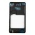 Lcd Frame Middle Chassis For Sony Xperia Zr Black By - Maxbhi Com