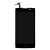 Lcd With Touch Screen For Alcatel One Touch Flash 2 Black By - Maxbhi Com