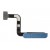 Fingerprint Sensor Flex Cable For Samsung Galaxy F62 Blue By - Maxbhi Com