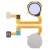 Fingerprint Sensor Flex Cable For Xiaomi Redmi 12c Purple By - Maxbhi Com