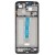 Lcd Frame Middle Chassis For Xiaomi Redmi 12c Black By - Maxbhi Com