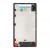 Lcd Frame Middle Chassis For Sony Xperia Zl C6502 White By - Maxbhi Com