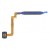 Fingerprint Sensor Flex Cable For Xiaomi Redmi 10 Prime 2022 White By - Maxbhi Com