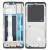 Lcd Frame Middle Chassis For Vivo Y02s Black By - Maxbhi Com