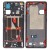 Lcd Frame Middle Chassis For Oppo Find X5 Black By - Maxbhi Com