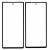 Replacement Front Glass For Google Pixel 7a Black By - Maxbhi Com