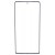 Replacement Front Glass For Lava Agni 2 5g Black By - Maxbhi Com