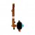 Fingerprint Sensor Flex Cable For Motorola Moto Z2 Play Black By - Maxbhi Com