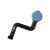 Fingerprint Sensor Flex Cable For Cubot P30 Blue By - Maxbhi Com
