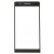 Replacement Front Glass For Huawei Ascend P6 Black By - Maxbhi Com