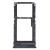 Sim Card Holder Tray For Xiaomi Poco X3 Pro Black - Maxbhi Com