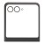 Replacement Front Glass For Motorola Razr 40 Ultra White By - Maxbhi Com