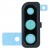 Camera Lens Glass With Frame For Samsung Galaxy A50 Black By - Maxbhi Com