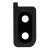 Camera Lens Glass With Frame For Samsung Galaxy A20 Black By - Maxbhi Com