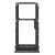 Sim Card Holder Tray For Motorola Edge 20 Fusion Black - Maxbhi Com