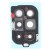 Camera Lens Glass With Frame For Oneplus 9r 5g White By - Maxbhi Com