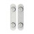 Volume Side Button Outer For Apple Iphone 12 Pro Max Silver By - Maxbhi Com