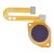 Fingerprint Sensor Flex Cable For Motorola Moto G10 Power Grey By - Maxbhi Com