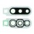 Camera Lens Glass With Frame For Samsung Galaxy A90 5g White By - Maxbhi Com