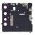 Camera Lens Glass With Frame For Motorola Edge Magenta By - Maxbhi Com