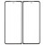 Replacement Front Glass For Samsung Galaxy Z Fold5 Black By - Maxbhi Com