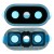Camera Lens Glass With Frame For Xiaomi Mi A2 Blue By - Maxbhi Com