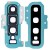 Camera Lens Glass With Frame For Samsung Galaxy S10 Plus Blue By - Maxbhi Com