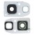 Camera Lens Glass With Frame For Samsung Galaxy A5 2017 White By - Maxbhi Com