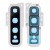 Camera Lens Glass With Frame For Samsung Galaxy S10 White By - Maxbhi Com