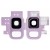 Camera Lens Glass With Frame For Samsung Galaxy S9 Purple By - Maxbhi Com