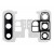 Camera Lens Glass With Frame For Samsung Galaxy Note 10 Plus White By - Maxbhi Com