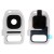 Camera Lens Glass With Frame For Samsung Galaxy S7 White By - Maxbhi Com