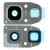 Camera Lens Glass With Frame For Samsung Galaxy A7 2017 Gold By - Maxbhi Com