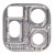 Camera Lens Glass With Frame For Apple Ipad Pro 11 2021 White By - Maxbhi Com