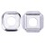 Camera Lens Glass With Frame For Samsung Galaxy A3 2016 White By - Maxbhi Com
