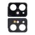 Camera Lens Glass With Frame For Xiaomi Poco X5 Pro 5g Black By - Maxbhi Com
