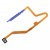 Fingerprint Sensor Flex Cable For Xiaomi Poco X5 Pro 5g Blue By - Maxbhi Com