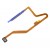 Fingerprint Sensor Flex Cable For Xiaomi Poco X5 Pro 5g Yellow By - Maxbhi Com