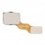 Fingerprint Sensor Flex Cable For Huawei P50 Pro White By - Maxbhi Com
